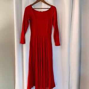 Reformation Red Dress Size Medium